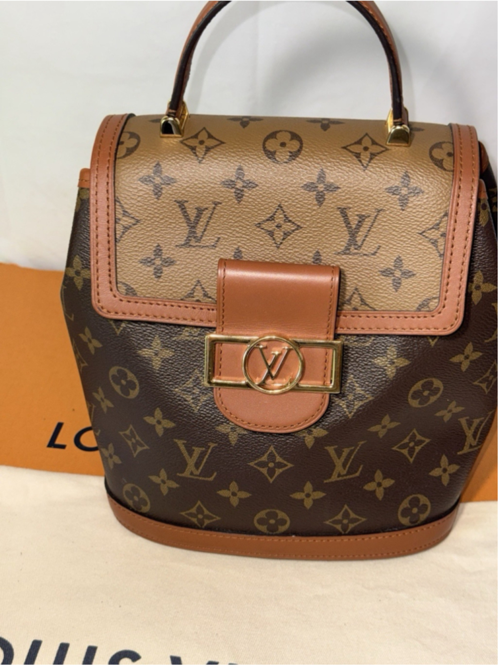 Louis Vuitton Dauphine Backpack Reverse Monogram Canvas PM